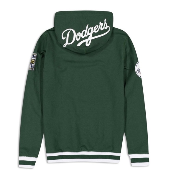 NEW ERA LA DODGERS Logo Select Color Flip Green Hoodie Sz. L - Picture 3 of 7